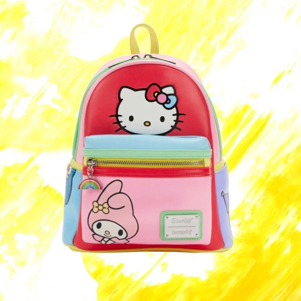 Loungefly Hello Kitty and Friends Color‎ Block Mini Backpack